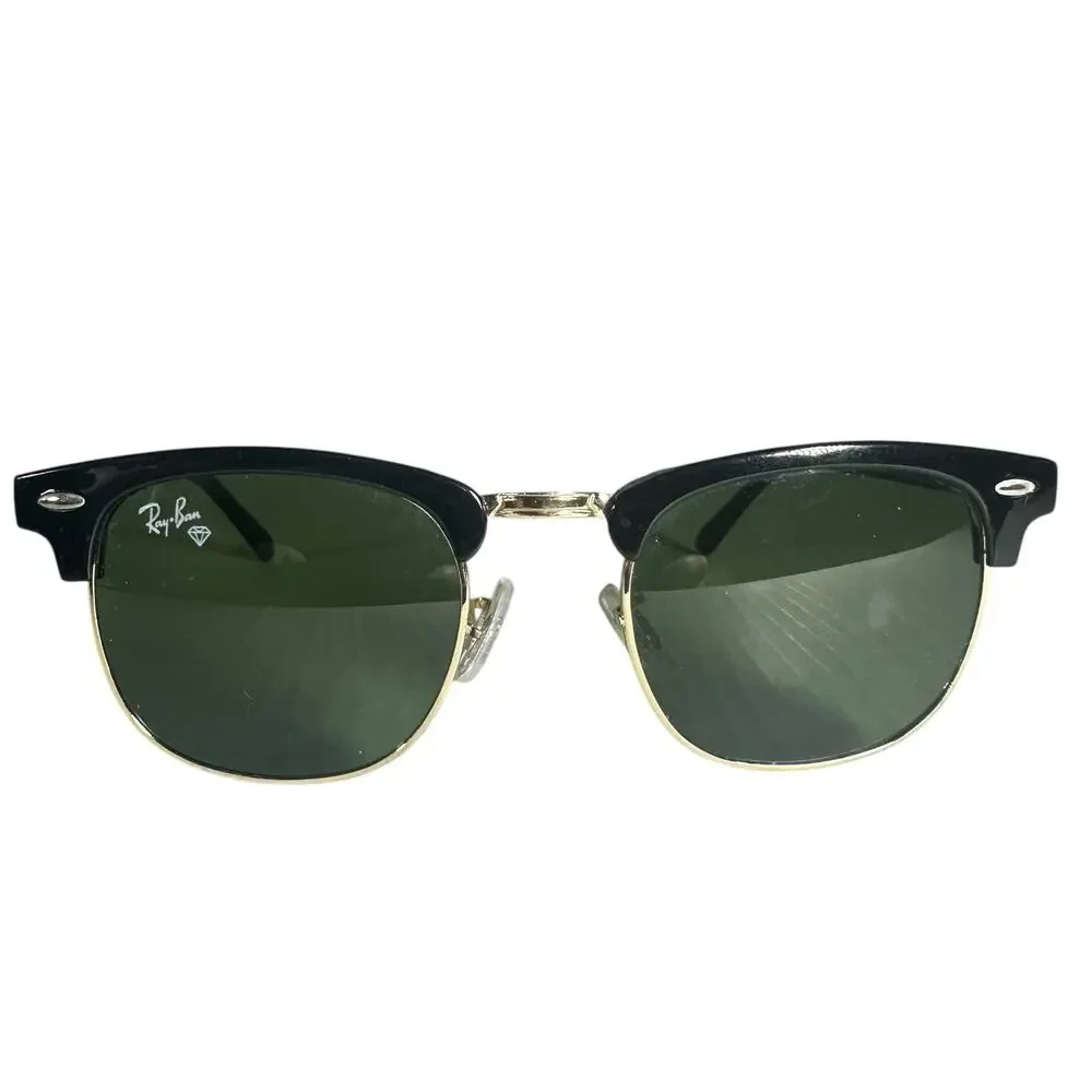 Ray-Ban Clubmaster Sunglasses Black Gold Vintage 21-145 frames only